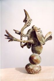 Aber sie legt 2004, Bronze, 37 cm