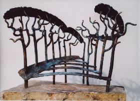 Allee 2002, Bronze, 36 cm